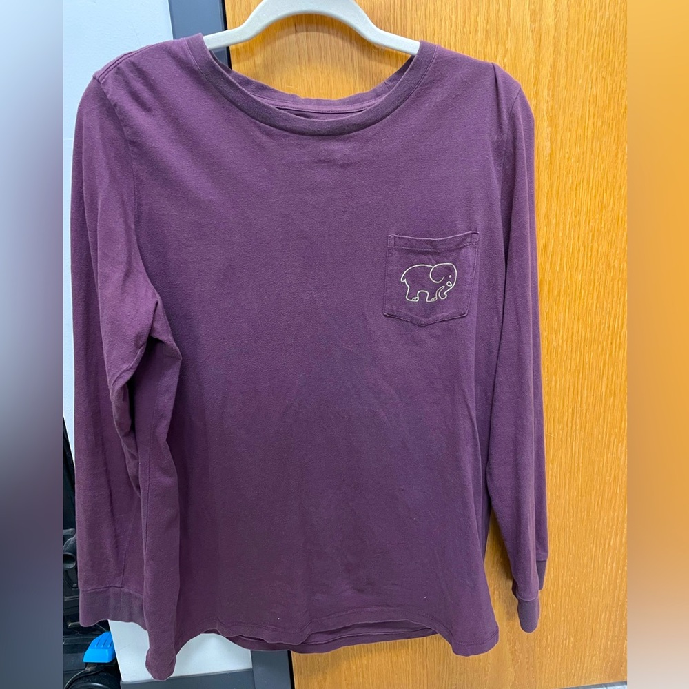 Purple XL ivory Ella LONG SLEEVE